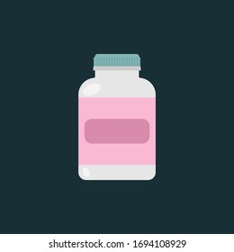 vector illustration of a plastic bottle