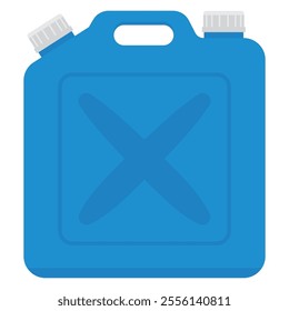 Vector illustration of a plastic tank