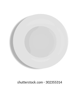 Vector Illustration of Plate