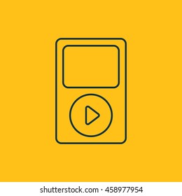 Vector illustration of player icon
