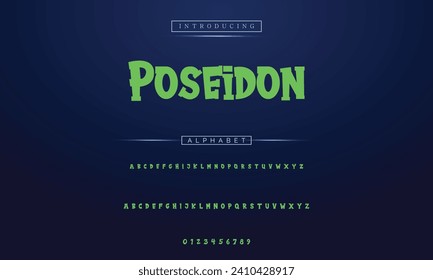 Vector Illustration Playful Handmade Typography. Font For Kids And Games
