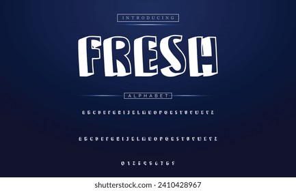 Vector Illustration Playful Handmade Typography. Font For Kids And Games