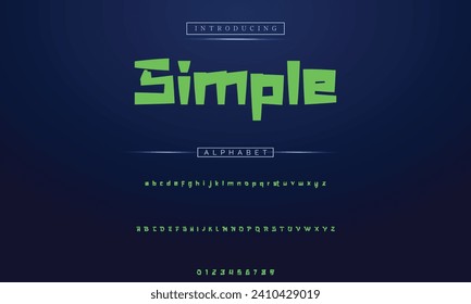 Vector Illustration Playful Handmade Typography. Font For Kids And Games