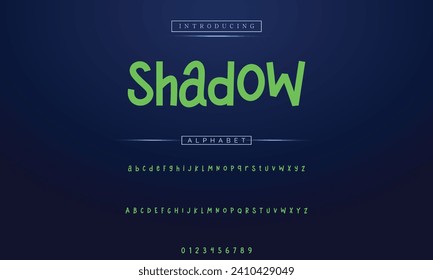 Vector Illustration Playful Handmade Typography. Font For Kids And Games