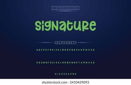 Vector Illustration Playful Handmade Typography. Font For Kids And Games