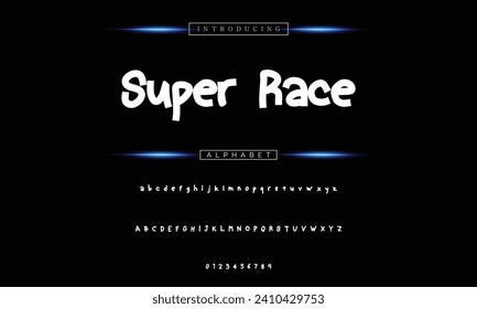 Vector Illustration Playful Handmade Typography. Font For Kids And Games