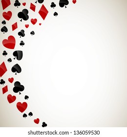 Vector Illustration of Playing Card Suits