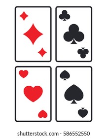 Vector illustration of playing cards