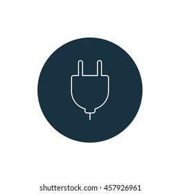 Vector illustration of plug icon