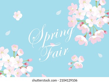 Vector illustration of Plum blossom background