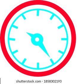 vector illustration of Png clock icon