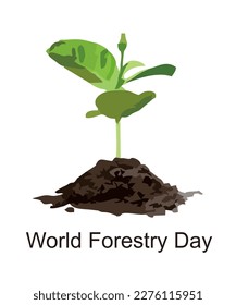 vector illustration png happy World Forestry Day to all of us