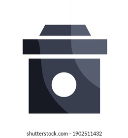 Vector Illustration Of Podium Icon.  Illustration For A Speech Venue, Meeting.  Flat Minimalist Design Eps 10