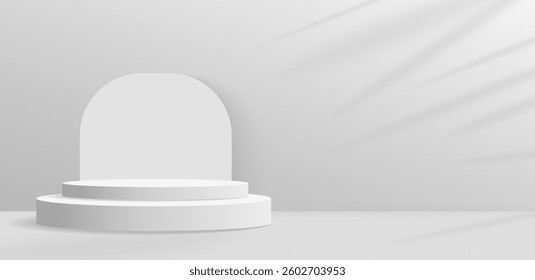 Vector illustration podium stand white background