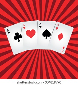 Vector Illustration of Poker