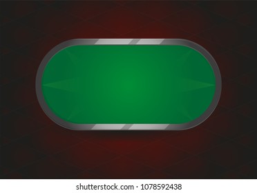 vector illustration of poker or black jack table. playing field in poker or black jack