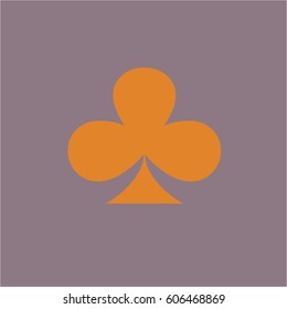 Vector Illustration of Poker clover symbol
