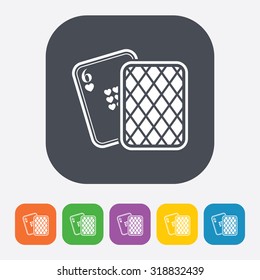 Vector illustration of poker and gambling icon
