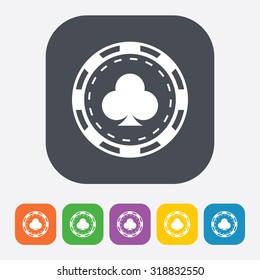 Vector illustration of poker and gambling icon