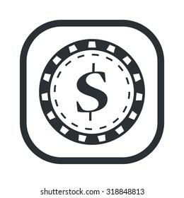 Vector illustration of poker and gambling icon