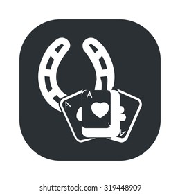 Vector illustration of poker and gambling icon
