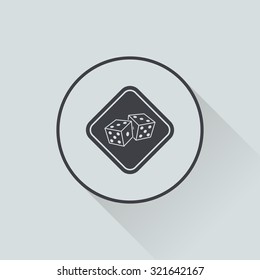 Vector illustration of poker and gambling icon
