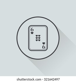 Vector illustration of poker and gambling icon