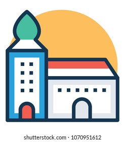 
Vector illustration of poland cityscape icon
