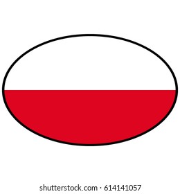 vector illustration of Poland flag