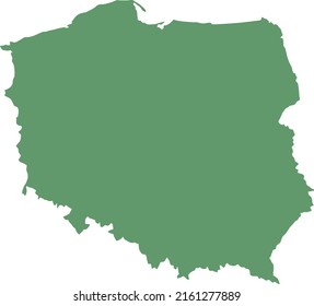 Vector Illustration of Poland map