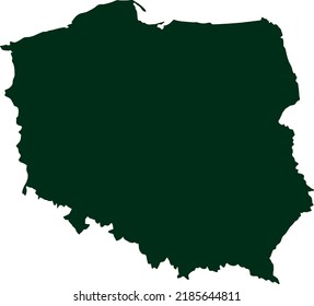 Vector Illustration of Poland map