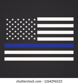 Download Thin Blue Line Images, Stock Photos & Vectors | Shutterstock