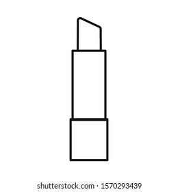 Vector illustration of pomade and lipstick icon. Graphic of pomade and lipgloss vector icon for stock.