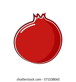 Vector illustration of pomegranate