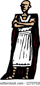 Vector illustration of Pontius Pilate