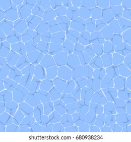 Vector Illustration of pool water texture. Clean water - ocean, river, pool.