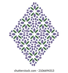Vector illustration of pop art retro pattern with flowers pattern texture with flowers .