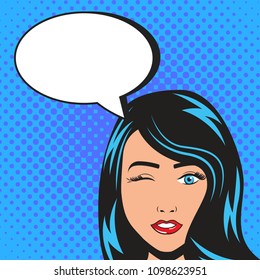 Vector illustration of pop art style
