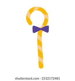 A vector illustration of a pop and simple stick candy. Recommended for Halloween events.