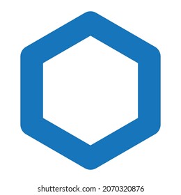 Vector illustration of popular cryptocurrency  altcoin icon |  ChainLink LINK,  For your website design, logo, app, user interface.  Vector illustration eps10
