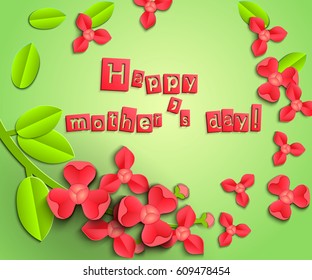 Vector Illustration of pop-up book for Design, Website, Background, Banner.
Paper origami Elements. Cartoon Template. Red and Green