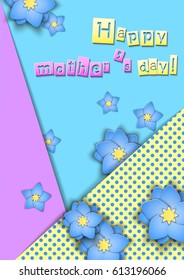 Vector Illustration of pop-up book for Design, Website, Background, Banner. Greeting card for mam.
Paper origami Elements. Craft gift Template