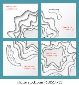 Vector Illustration of pop-up book for Design, Website, Background, Banner.
Paper origami Elements. Craft Template