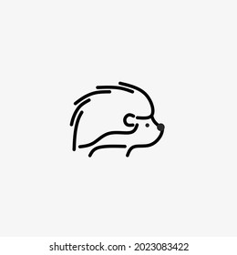 Vector illustration of Porcupine icon