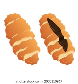 Vektorgrafik der Schweinekuppe