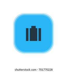 Vector Illustration Of Portfolio Icon. Beautiful Location Element Also Can Be Used As Briefcase Element.