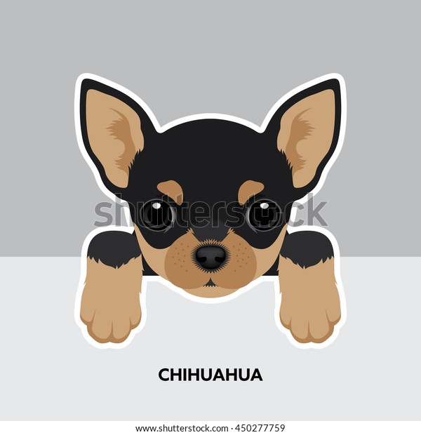 チワワの子犬のベクターイラスト 犬 のベクター画像素材 ロイヤリティフリー 450277759