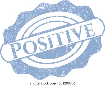 Vektorgrafik Positiver Kautschukstruktur auf blauem Symbol
