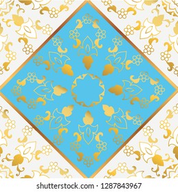 Vector illustration poster Arabic, flowers, ornaments pattern. Use for birthday cards, Happy Wedding day, Ramadan Kareem and other decorations invitations