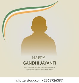 Vector illustration of Poster or Banner design for Celebration of Happy Gandhi Jayanti. 2nd October, National Holiday in India.gandhi jayanti poster,gandhi jayanti post